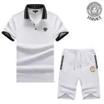 versace survetement cher marque de survetement polo embroidery logo all white